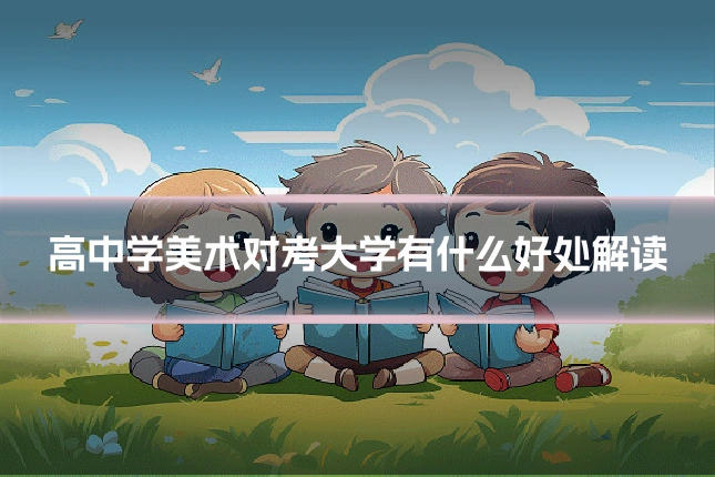高中学美术对考大学有什么好处解读