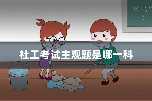 社工考试主观题是哪一科