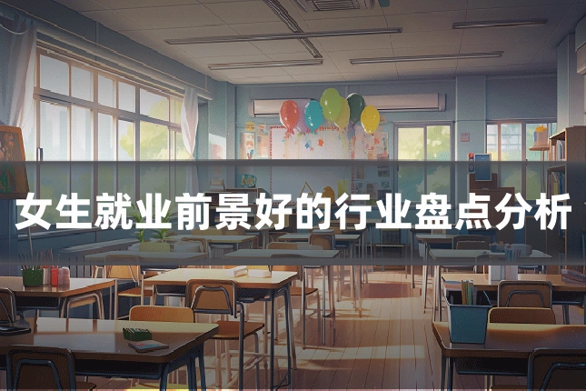 女生就业前景好的行业盘点分析