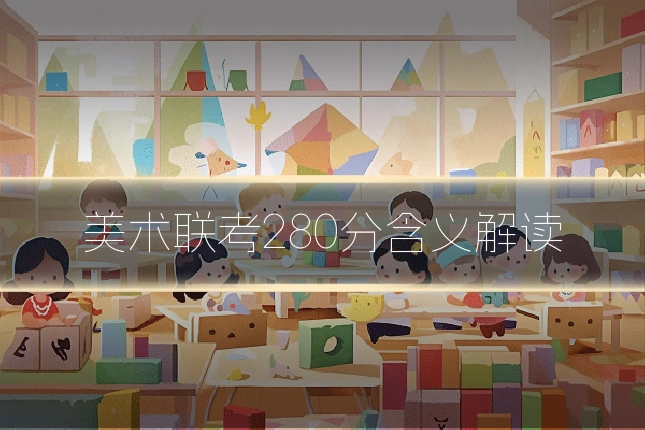美术联考280分含义解读
