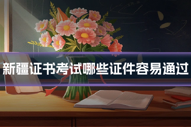 新疆证书考试哪些证件容易通过