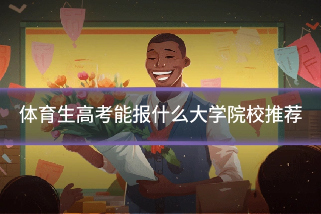 体育生高考能报什么大学院校推荐
