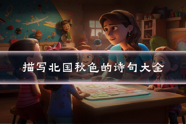 描写北国秋色的诗句大全