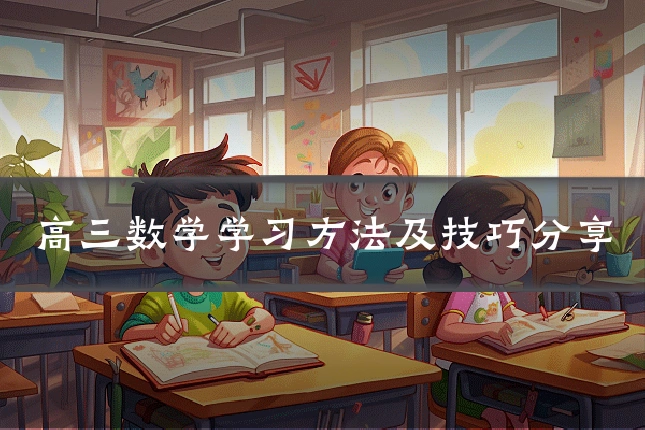 高三数学学习方法及技巧分享