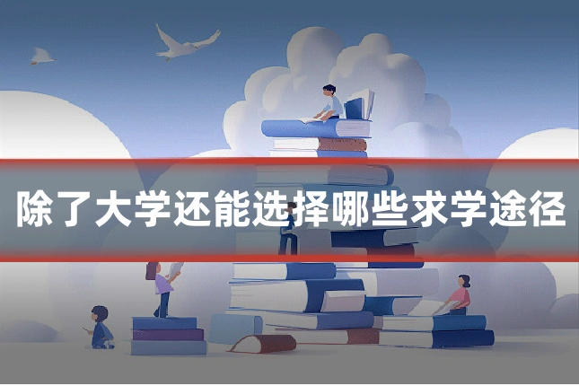 除了大学还能选择哪些求学途径
