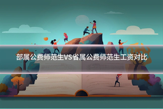部属公费师范生VS省属公费师范生工资对比