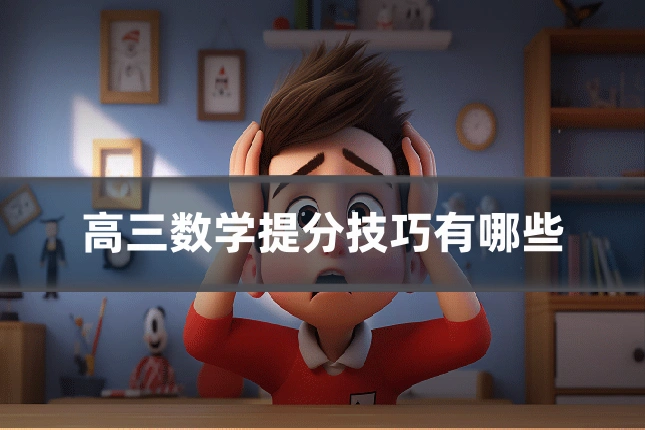 高三数学提分技巧有哪些