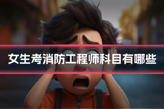 女生考消防工程师科目有哪些