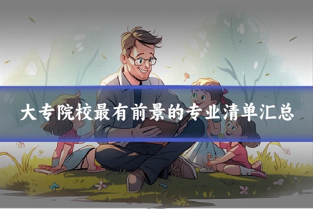 大专院校最有前景的专业清单汇总