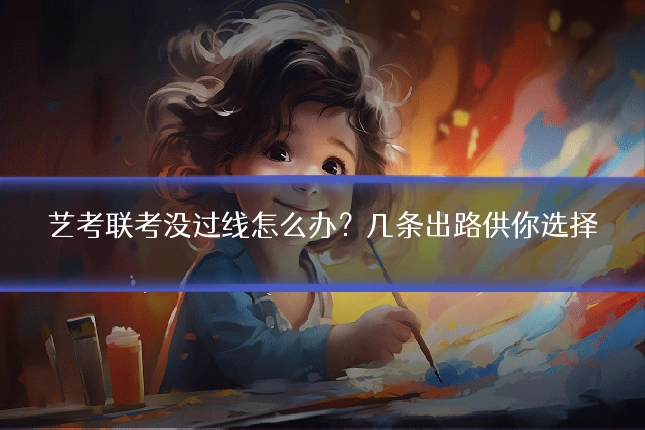 艺考联考没过线怎么办?几条出路供你选择