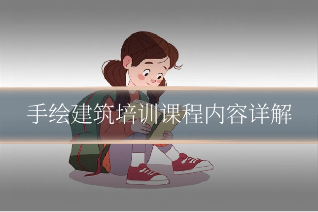 手绘建筑培训课程内容详解