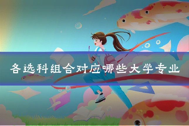 各选科组合对应哪些大学专业