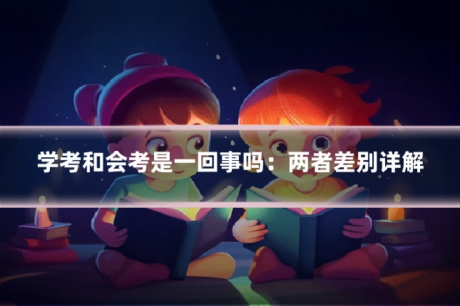 学考和会考是一回事吗:两者差别详解
