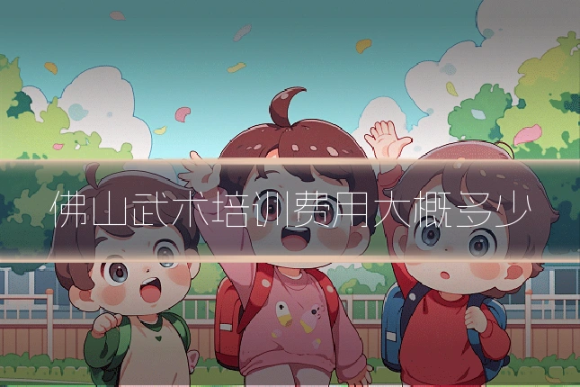 佛山武术培训费用大概多少
