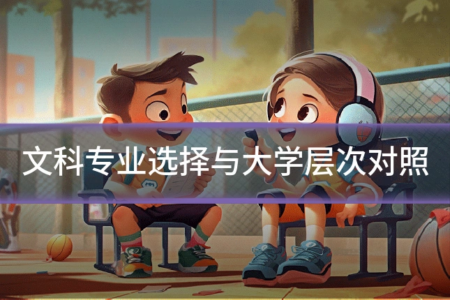文科专业选择与大学层次对照