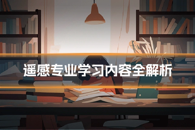 遥感专业学习内容全解析
