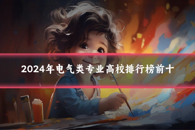 2024年电气类专业高校排行榜前十