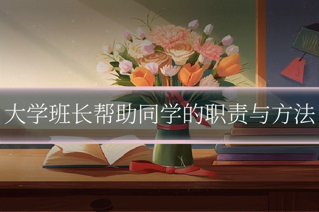 大学班长帮助同学的职责与方法