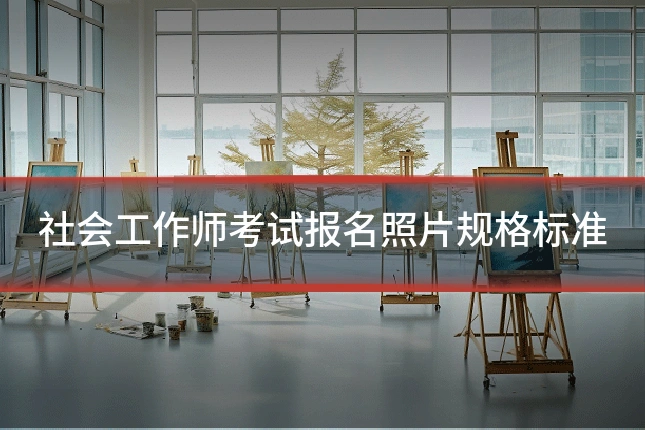 社会工作师考试报名照片规格标准