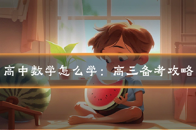 高中数学怎么学:高三备考攻略