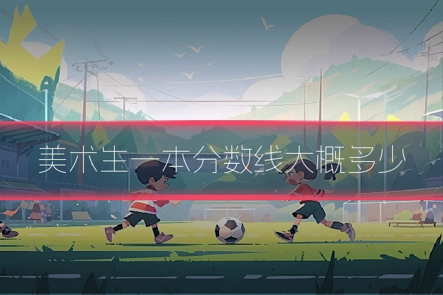 美术生一本分数线大概多少