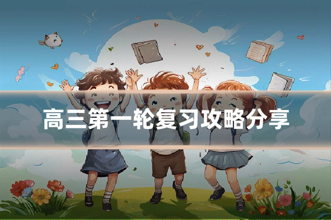 高三第一轮复习攻略分享