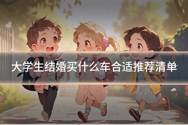 大学生结婚买什么车合适推荐清单