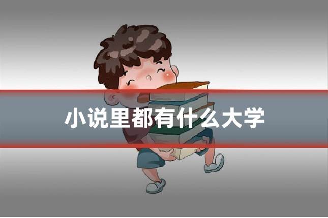 小说里都有什么大学