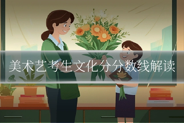 美术艺考生文化分分数线解读