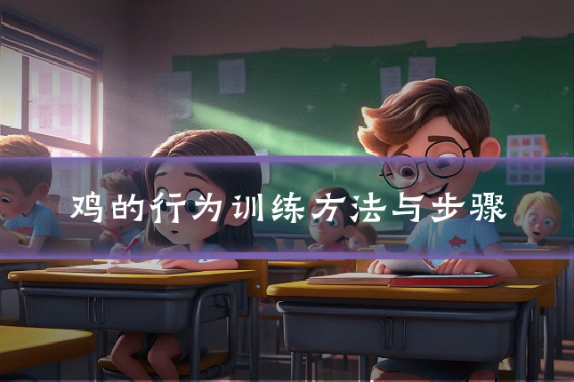 鸡的行为训练方法与步骤