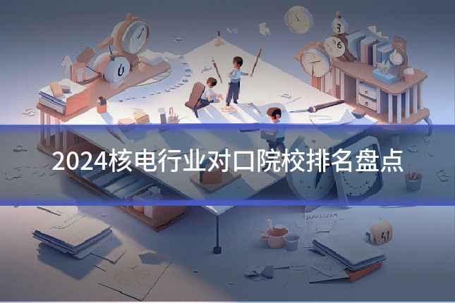 2024核电行业对口院校排名盘点