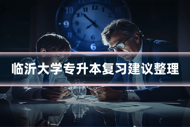 临沂大学专升本复习建议整理