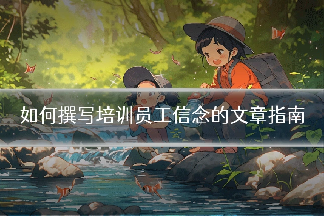 如何撰写培训员工信念的文章指南