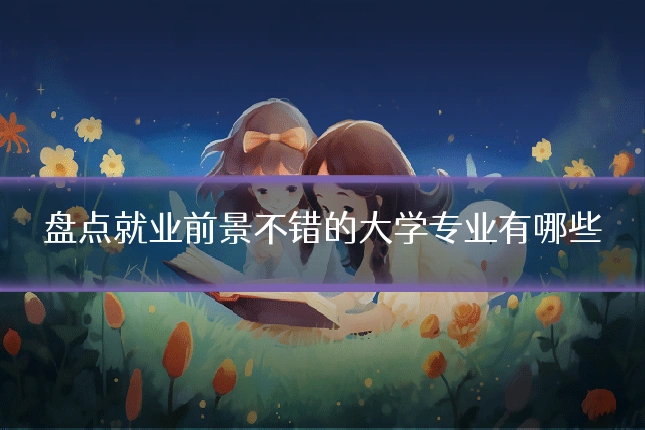 盘点就业前景不错的大学专业有哪些