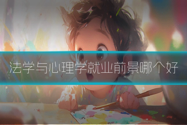 法学与心理学就业前景哪个好