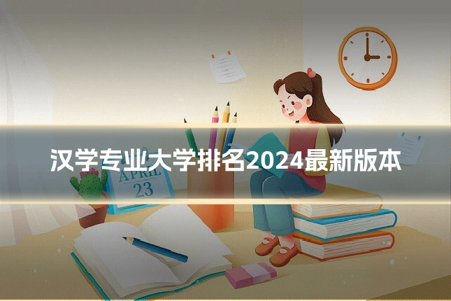 汉学专业大学排名2024最新版本