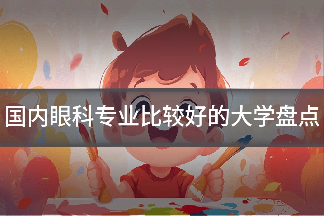 国内眼科专业比较好的大学盘点