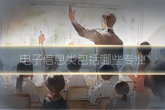 电子信息类包括哪些专业
