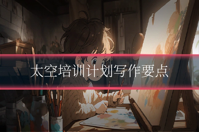 太空培训计划写作要点