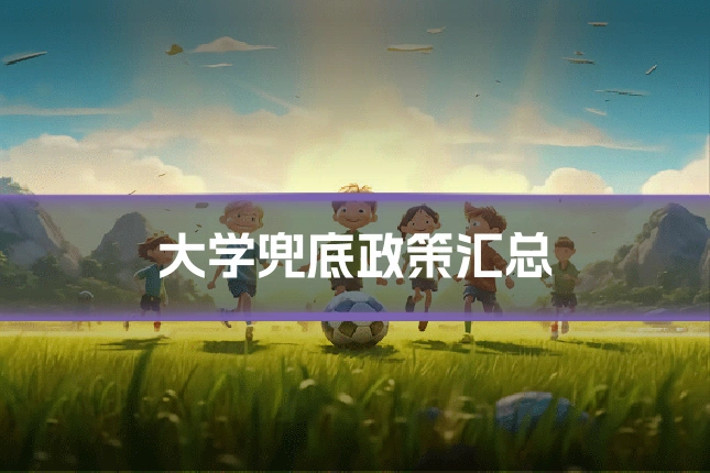 大学兜底政策汇总