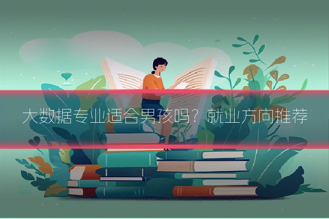 大数据专业适合男孩吗？就业方向推荐