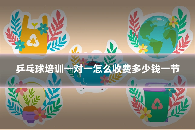 乒乓球培训一对一怎么收费多少钱一节