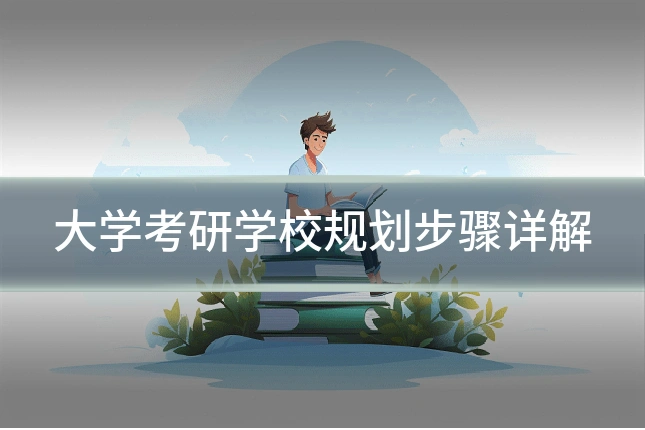 大学考研学校规划步骤详解