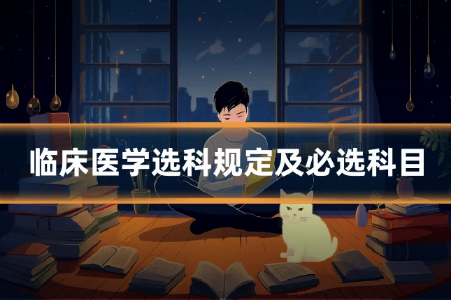 临床医学选科规定及必选科目
