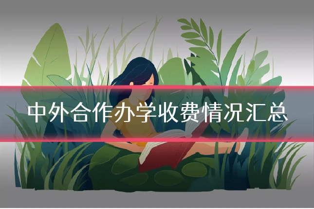 中外合作办学收费情况汇总