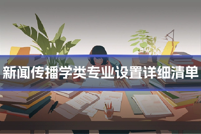 新闻传播学类专业设置详细清单