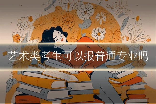 艺术类考生可以报普通专业吗