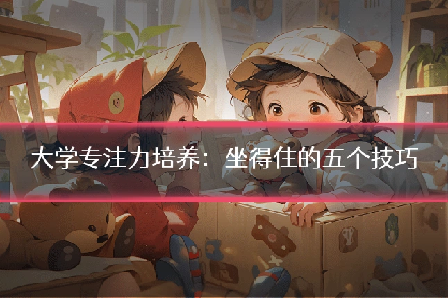 大学专注力培养：坐得住的五个技巧