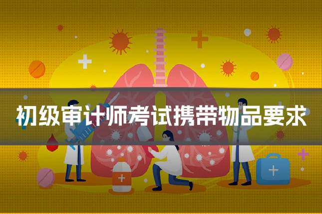 初级审计师考试携带物品要求