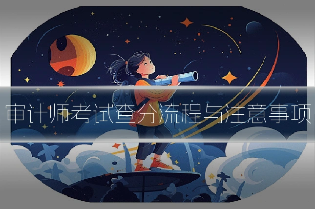 审计师考试查分流程与注意事项